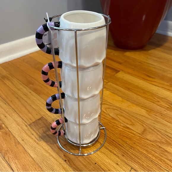 NWT Happy Hauntings Ghost Stacking Mug Set of 4 - Picture 3 of 4